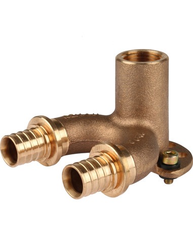 Угольник настенный проходной РЕХАУ RAUTITAN RX 20х1/2"х20 ВР длинный