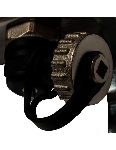 Коллектор STOUT из нержавеющей стали с расходомерами 10 вых. с воздухоотводчиком и сливом