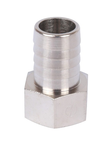 Штуцер никелированный STOUT 1/2"х18 ВР 