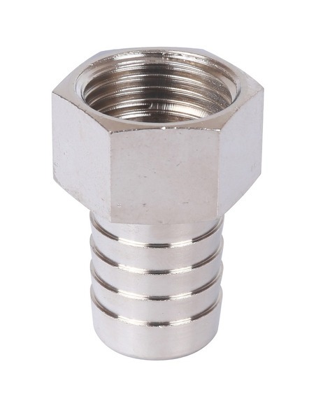 Штуцер никелированный STOUT 1/2"х18 ВР 