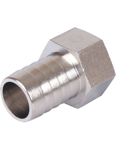 Штуцер никелированный STOUT 1/2"х18 ВР 