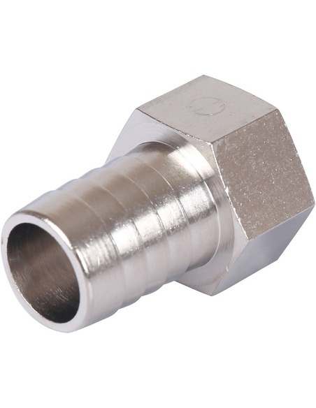 Штуцер никелированный STOUT 1/2"х18 ВР 