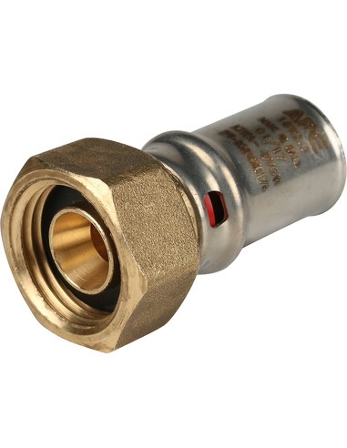 Переходник STOUT 16x1/2" ВР с накидной гайкой для металлопластиковых труб пресс