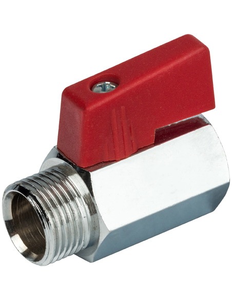 Кран шаровой мини STOUT 3/8" ВР-НР (флажок)