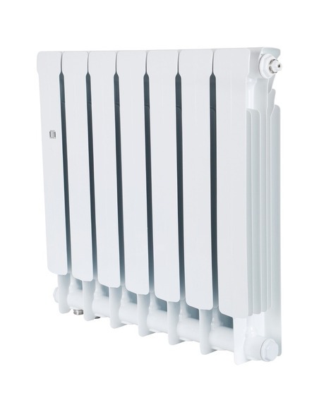 Биметаллический радиатор STOUT Space 500 х7 нижн. подкл.