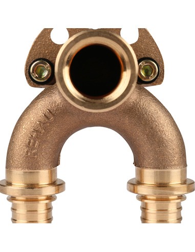 Угольник настенный проходной РЕХАУ RAUTITAN RX 20х1/2"х16 ВР короткий