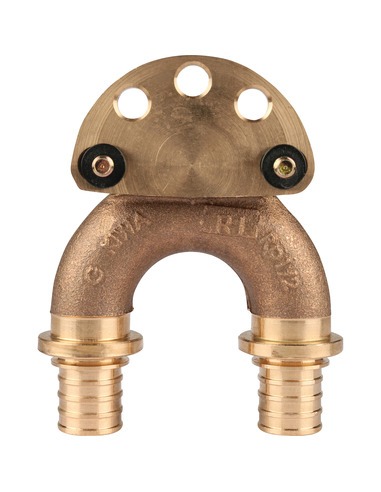 Угольник настенный проходной РЕХАУ RAUTITAN RX 20х1/2"х16 ВР короткий