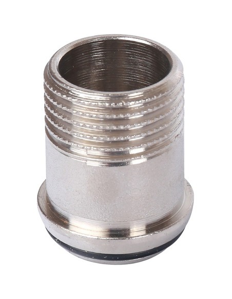 Разъемное соединение "американка" никелированное STOUT 1/2" ВР-НР угловое (o-ring)