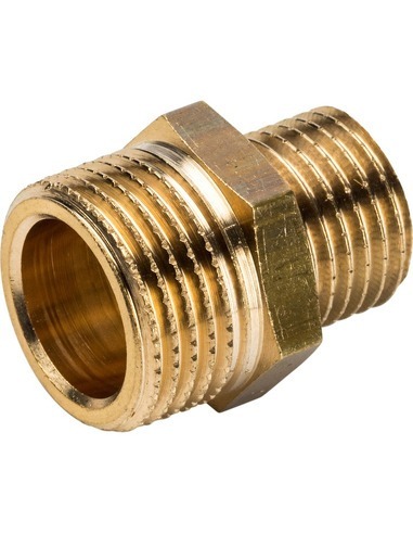 Ниппель переходной STOUT 3/8"х1/4" НР