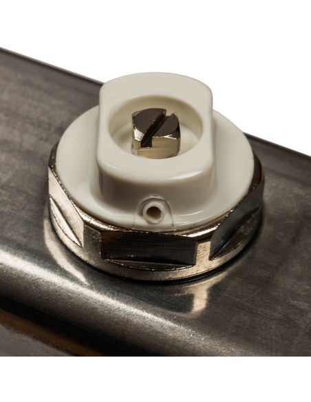 Коллектор STOUT из нержавеющей стали для радиаторной разводки 9 вых. с воздухоотводчиком