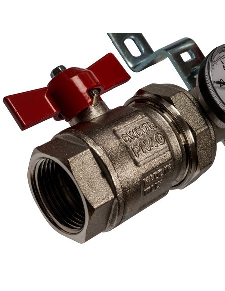 Коллектор STOUT из нержавеющей стали в сборе с расходомерами 10 вых.