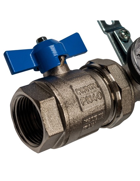 Коллектор STOUT из нержавеющей стали в сборе с расходомерами 10 вых.