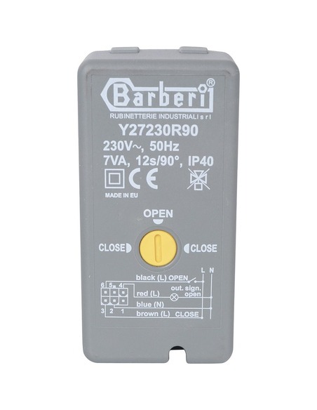 Сервопривод STOUT для 2-ходовых зональных клапанов, 12 сек., 230V