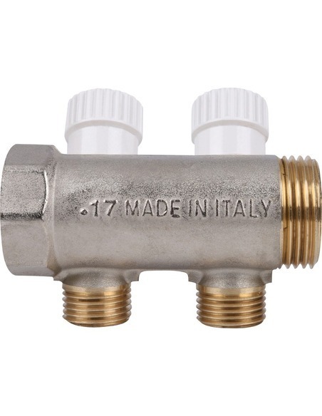 Коллектор распределительный STOUT 1", 2 вых 1/2"