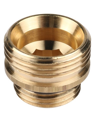 Блок шаровых кранов РЕХАУ G1/2" x G3/4" угловой с соединительным ниппелем