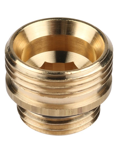 Блок шаровых кранов РЕХАУ G1/2" x G3/4" угловой с соединительным ниппелем