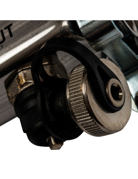 Коллектор STOUT из нержавеющей стали с расходомерами 7 вых. с воздухоотводчиком и сливом