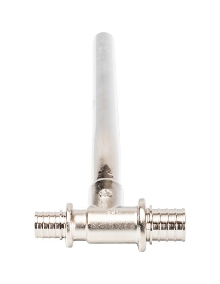 Трубка для подключения радиатора Т-образная STOUT 20/15/16 для труб из сшитого полиэтилена