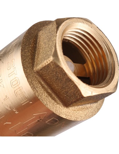 Клапан обратный STOUT 1/2" с пластиковым седлом