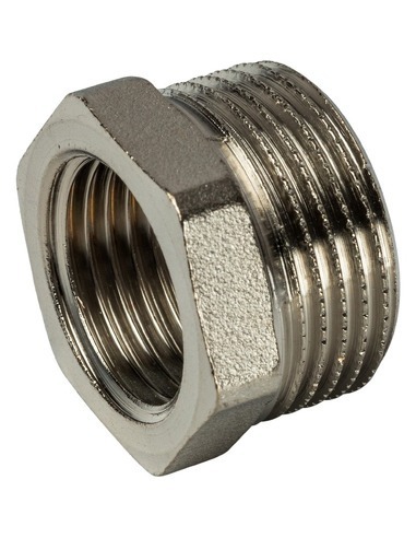Футорка никелированная STOUT 3/4"х3/8" НР-ВР