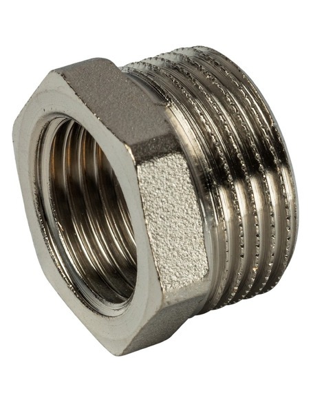 Футорка никелированная STOUT 3/4"х3/8" НР-ВР Футорка никелированная STOUT 3/4"х3/8" НР-ВР