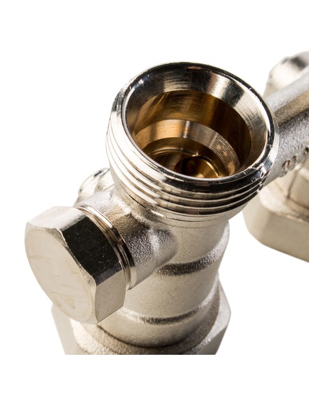 Узел нижнего подключения STOUT 3/4" для однотрубной системы, прямой