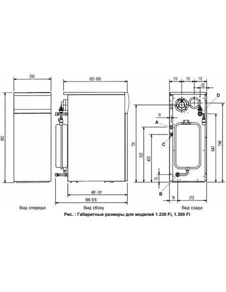 Газовый котел BAXI SLIM 1.300 Fi Газовый котел BAXI SLIM 1.300 Fi