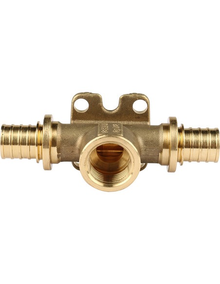 Тройник переходной РЕХАУ RAUTITAN RX 20x1/2"х20 ВР с креплением