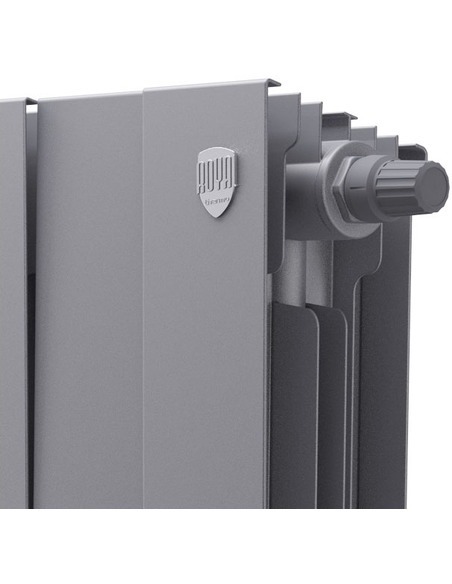 Биметаллический радиатор Royal Thermo PianoForte Silver Satin VDR 500 х8