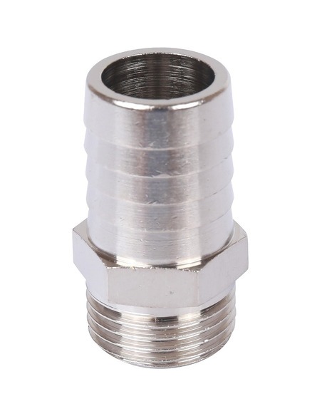 Штуцер никелированный STOUT 1/2"х20 НР 