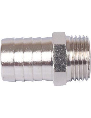 Штуцер никелированный STOUT 1/2"х20 НР 