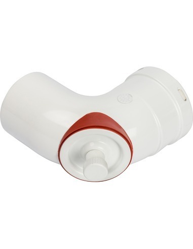 Отвод STOUT Ø80 - 90° п/м с инспекционным окном