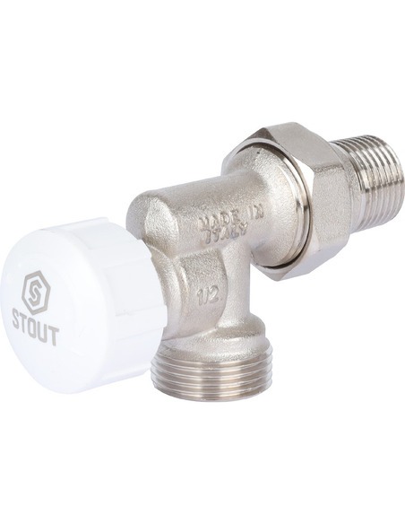 Клапан термостатический STOUT 1/2"х3/4" ЕК осевой