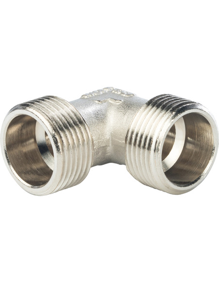 Угольник никелированный STOUT 3/4" НР