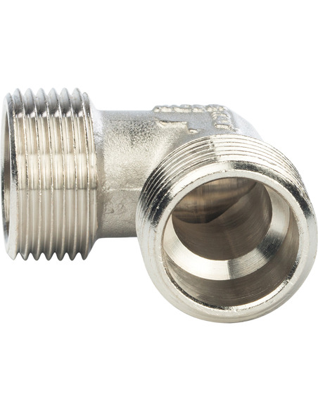 Угольник никелированный STOUT 3/4" НР