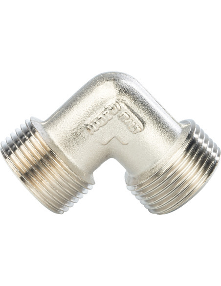 Угольник никелированный STOUT 3/4" НР