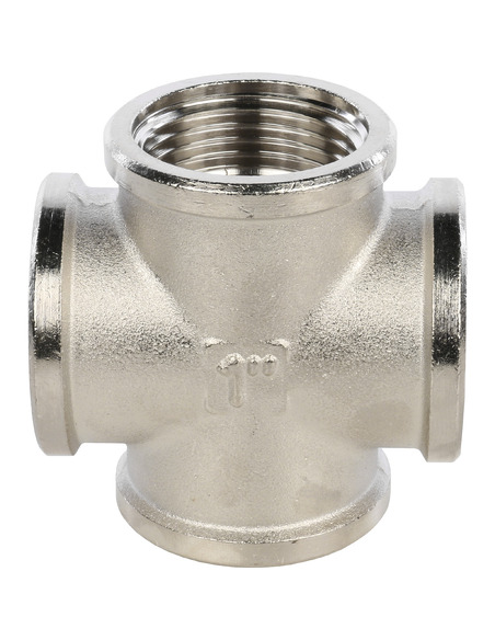 Крестовина никелированная STOUT 1" ВР