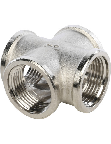 Крестовина никелированная STOUT 1" ВР