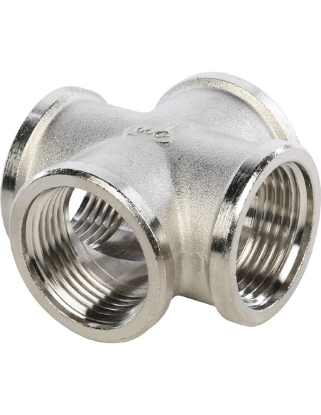 Крестовина никелированная STOUT 1" ВР