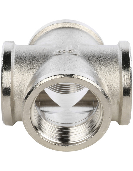 Крестовина никелированная STOUT 1" ВР