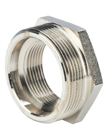 Футорка никелированная STOUT 2"х1 1/4" НР-ВР