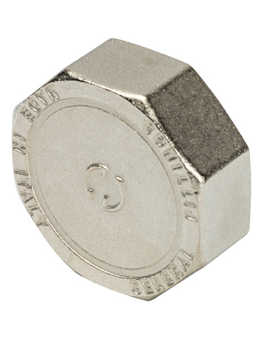 Заглушка никелированная STOUT 1 1/2" ВР