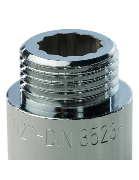 Удлинитель хромированный STOUT 1/2"х25 ВР-НР