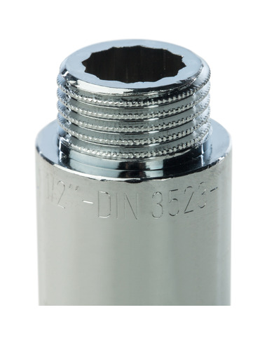 Удлинитель хромированный STOUT 1/2"х40 ВР-НР