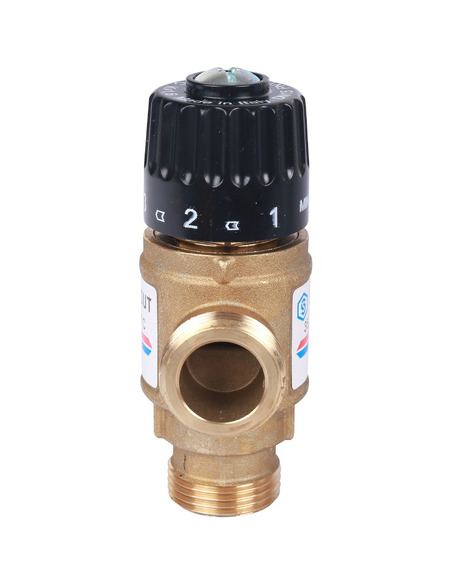 Термостатический смесительный клапан STOUT 35-60°C, 3/4" НР, Kvs 1,6