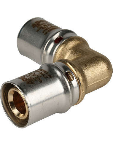 Угольник STOUT 20х90° для металлопластиковых труб пресс