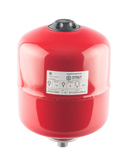 Расширительный бак STOUT STH 8, 5 бар Расширительный бак STOUT STH 8, 5 бар