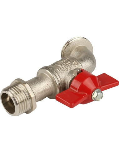 Кран шаровой ITAP GAR 168 1/2" со штуцером (бабочка)