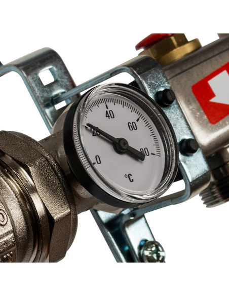 Коллектор STOUT из нержавеющей стали в сборе без расходомеров 12 вых.