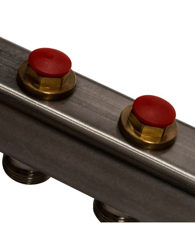 Коллектор STOUT из нержавеющей стали в сборе без расходомеров 12 вых.